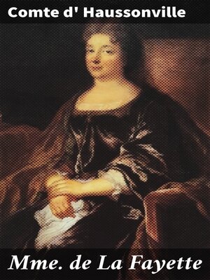 cover image of Mme de La Fayette